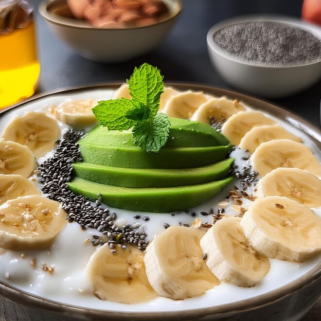🍌 Greek Yogurt, Oats, and Banana Power Bowl: Kickstart Your Morning Gains 🥣